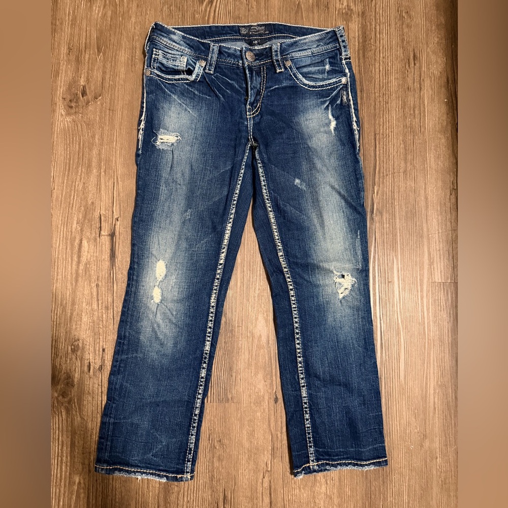 Silver Jeans Aiko Cropped Jeans